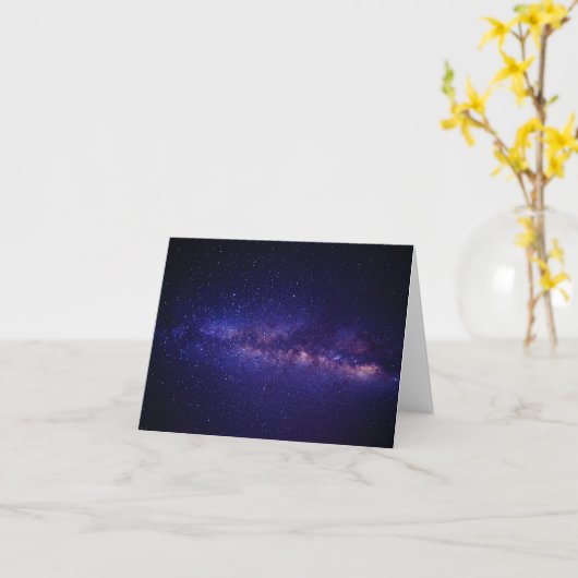 Galaxy Design Karte (Gelbe Blume)