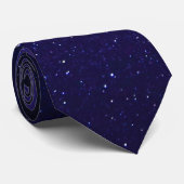 Galaxy Design Krawatte (Gerollt)