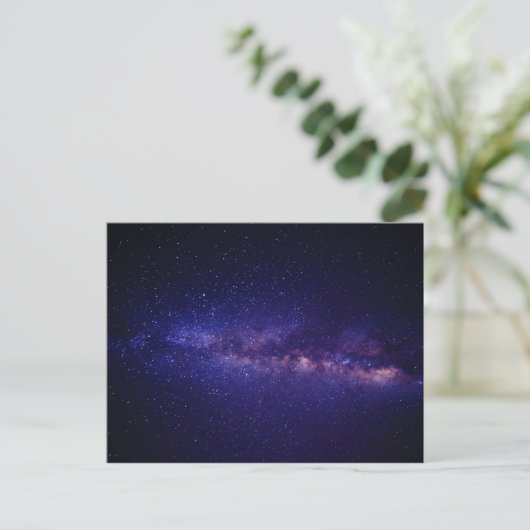Galaxy Design Postkarte (Stehend Vorderseite)