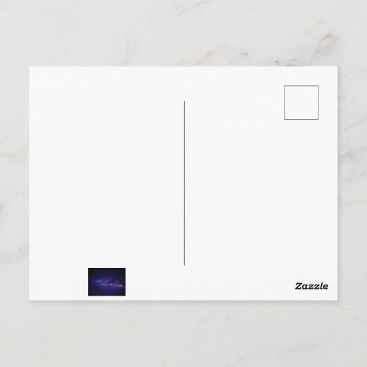 Galaxy Design Postkarte (Rückseite)