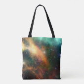 Galaxy Design Tote Bag Tasche (Rückseite)