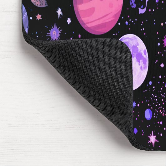 Galaxy Desk Mouse Pad - Astronaut & Weltraum Mousepad (Ecke)