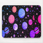 Galaxy Desk Mouse Pad - Astronaut & Weltraum Mousepad (Vorne)