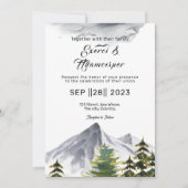 Galaxy Digital Wedding Template Einladung (Vorderseite)
