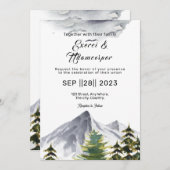 Galaxy Digital Wedding Template Einladung (Vorne/Hinten)