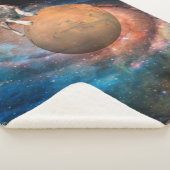 Galaxy Dog Sherpa Blanket - Kosmische Fee Galaxy™ Sherpadecke (3/4)