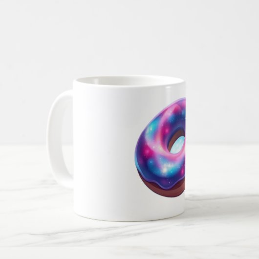 Galaxy Donut Kaffeetasse (Vorderseite Links)