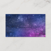 Galaxy Dream für Hypnotherapeuten No2 Visitenkarte (Rückseite)