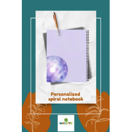 Galaxy Dreams Personalisiertes SpiralNotebook Notizblock