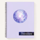 Galaxy Dreams Personalisiertes SpiralNotebook Notizblock (Vorderseite)