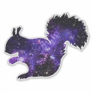 Galaxy-Eichhörnchen Aufkleber