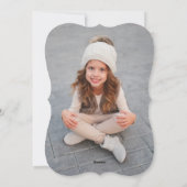 Galaxy Einhorn Foto Party Einladung (Rückseite)