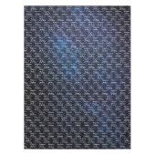 Galaxy Elegante Braut und Groom Namen Hochzeit Tischdecke (Vorderseite)