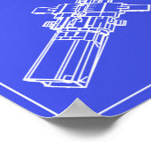 Galaxy Enthüllungsblueprints Poster (Ecke)