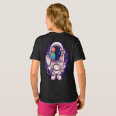 Galaxy Explorer Kids Shirt Fun Space Adventure (Schwarz voll)