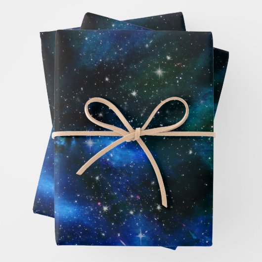 Galaxy Fan, Männer und Frauen, Geschenkmuster für Geschenkpapier Set (Beispiel)