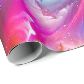 Galaxy Fantasy Birthday Geschenkpapier (Rolleneckpunkt)