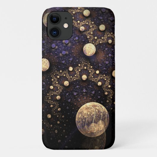 Galaxy-Fraktal Case-Mate iPhone Hülle (Rückseite)