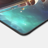 Galaxy Galleon Schreibtischunterlage (Ecke)