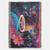 Galaxy Garden Kaffee Kunst Decke (Vorderseite Vertikal)
