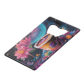 Galaxy Garden Kaffee Kunst Geldbeutel Flaschenöffner (Rückseite Schrägansicht)