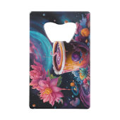 Galaxy Garden Kaffee Kunst Geldbeutel Flaschenöffner (Rückseite)