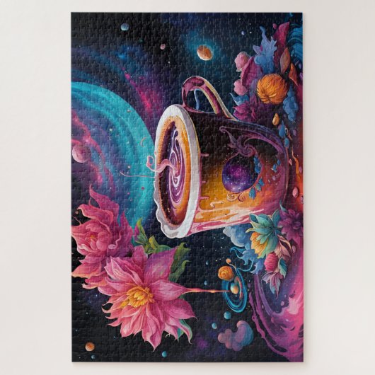Galaxy Garden-Kaffee Puzzle (Vertikal)