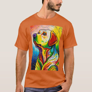 Galaxy Geschenk Wasserfarbener Hund Lover für Mama T-Shirt