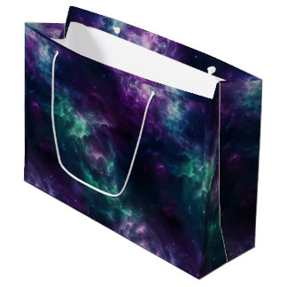 Galaxy Geschenktasche Geburtstagsparty Weltraum Große Geschenktüte