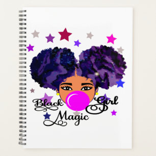 Galaxy Girl, Afro Girl, Black Girl, Melanin Planer