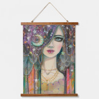 Galaxy Girl Celestie Bohemische Fantasie Kunst