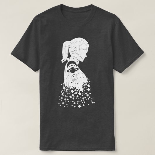 Galaxy Girl Mutter Schwester Astrologie Witchy Got T-Shirt (Design vorne)