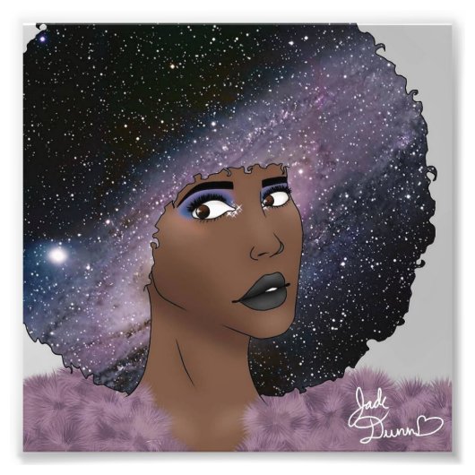 Galaxy Girl Poster (Vorne)