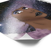Galaxy Girl Poster (Ecke)