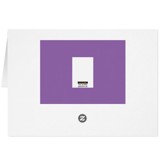 Galaxy Girl Space Star Burst Karte für sie. (Rückseite Horizontal)