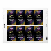 Galaxy Glitzer Black and Gold Haare Produktkennzei (Vorne)