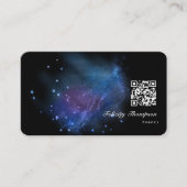 Galaxy Glitzer Business Card Visitenkarte (Vorderseite)