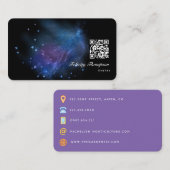 Galaxy Glitzer Business Card Visitenkarte (Vorne/Hinten)