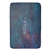 Galaxy Glitzer Paint Wirbel Badematte (Vorderseite Vertikal)