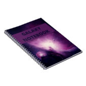 Galaxy Glow Lila und rosa Marmor Notizblock (Rechte Seite)