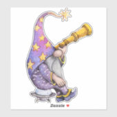 Galaxy Gnome Aufkleber (Blatt)