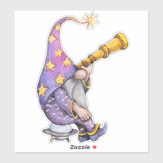 Galaxy Gnome Aufkleber (Blatt)