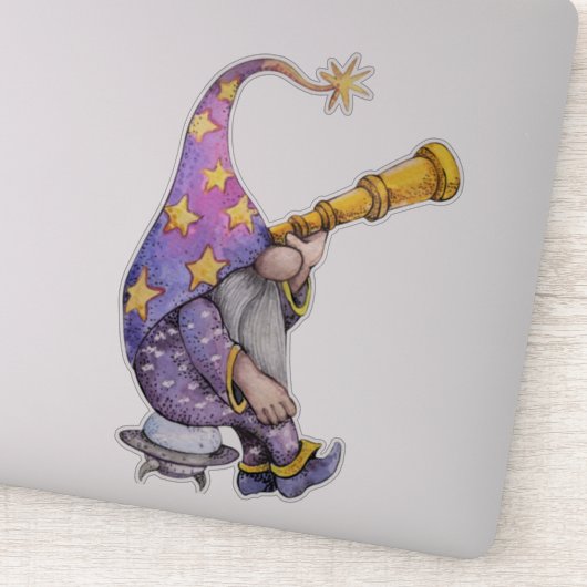 Galaxy Gnome Aufkleber (Detail)