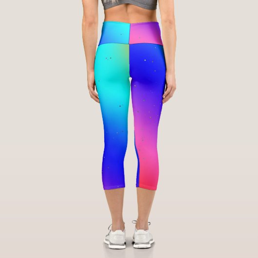 Galaxy Gradient Capri Leggings (Rückseite)