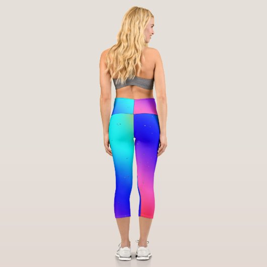 Galaxy Gradient Capri Leggings (Rückseite)