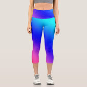Galaxy Gradient Capri Leggings (Vorderseite)