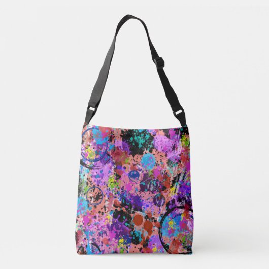 Galaxy Graffiti Tragetaschen Mit Langen Trägern (Rückseite)