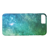 Galaxy Green Case-Mate iPhone Hülle (Rückseite (Horizontal))
