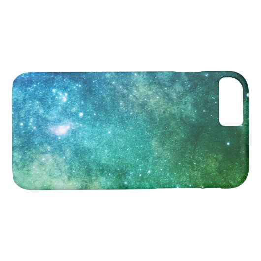 Galaxy Green Case-Mate iPhone Hülle (Rückseite (Horizontal))