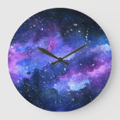 Galaxy Große Wanduhr (Vorderseite)